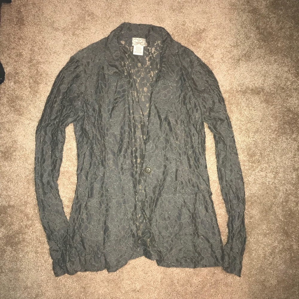 Lace blazer